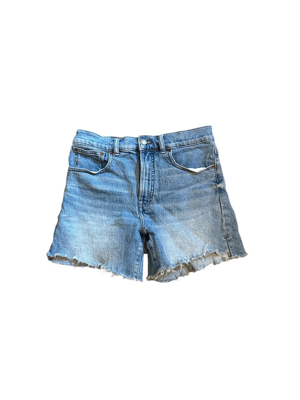 Madewell Light Blue Cutoff Denim Shorts